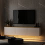 Hanah Home Soporte para TV Neon - White v2 Blanco y Roble